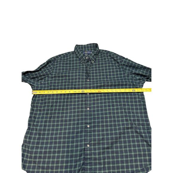 Ralph Lauren  Blue/Green Plaid Button Up Shirt Size XXL NWT - Picture 3 of 8